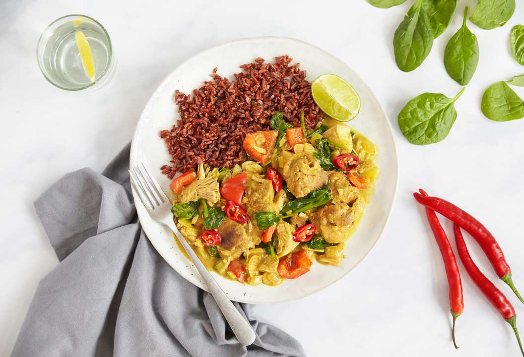 Healthy Chicken recipe Indian chicken thigh & jackfruit curry